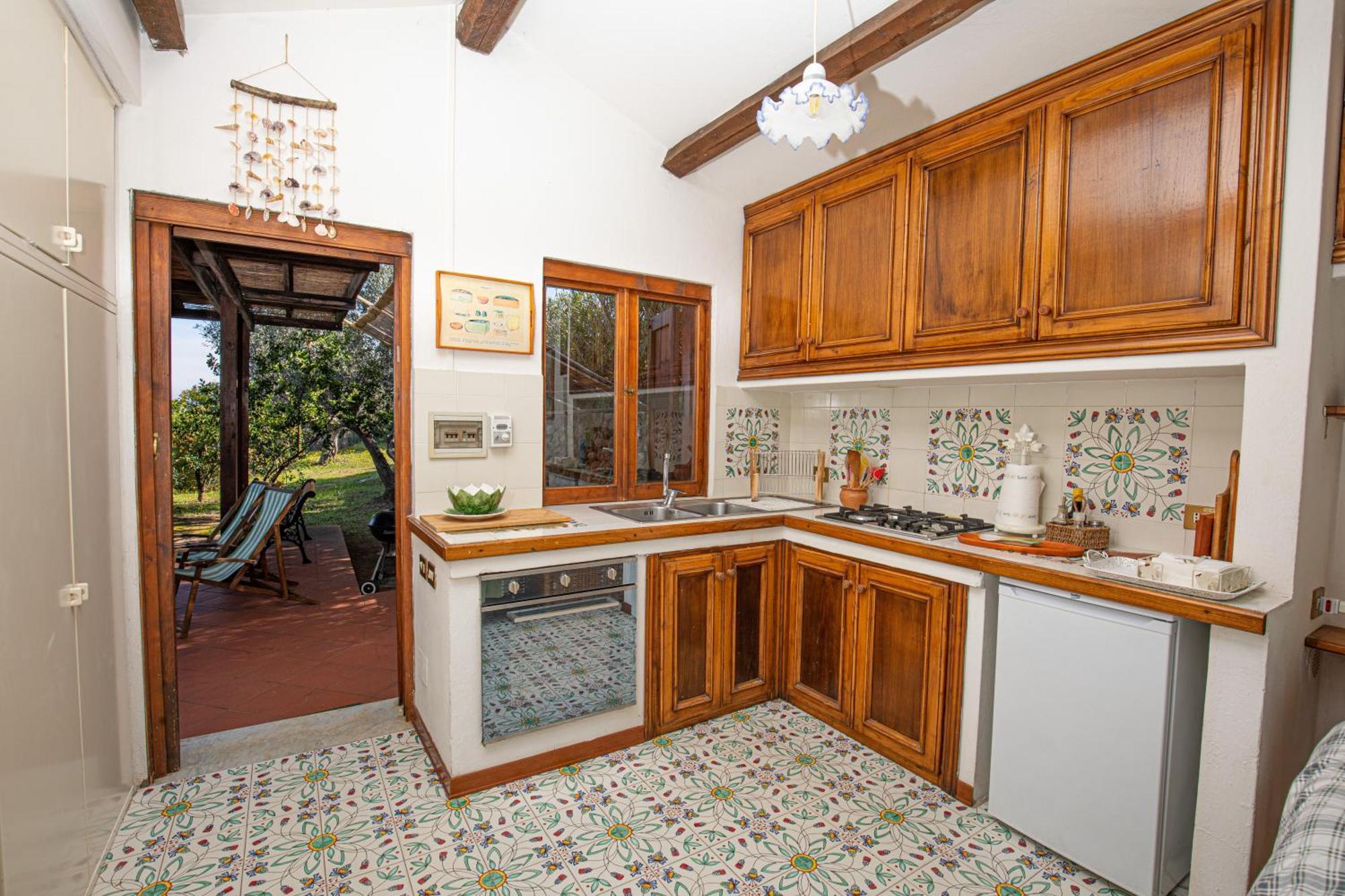 Il Cottage Di Villa Sveva, Splendida Vista Mare Порто Санто Стефано Экстерьер фото