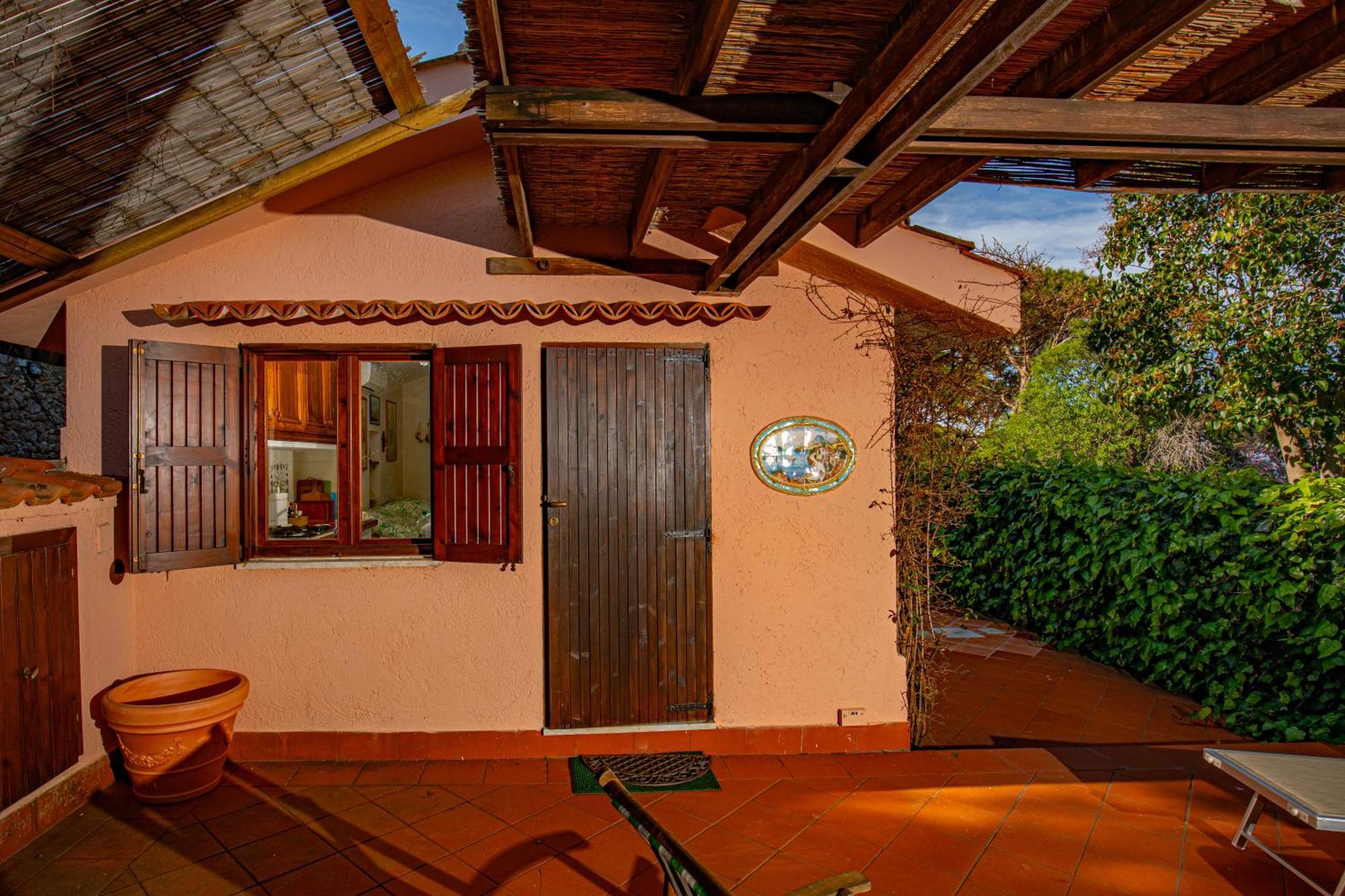 Il Cottage Di Villa Sveva, Splendida Vista Mare Порто Санто Стефано Экстерьер фото
